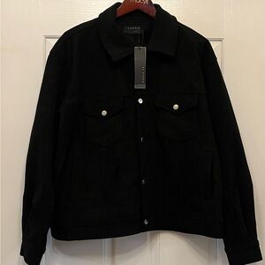 Men's Classic Black Corduroy Jacket